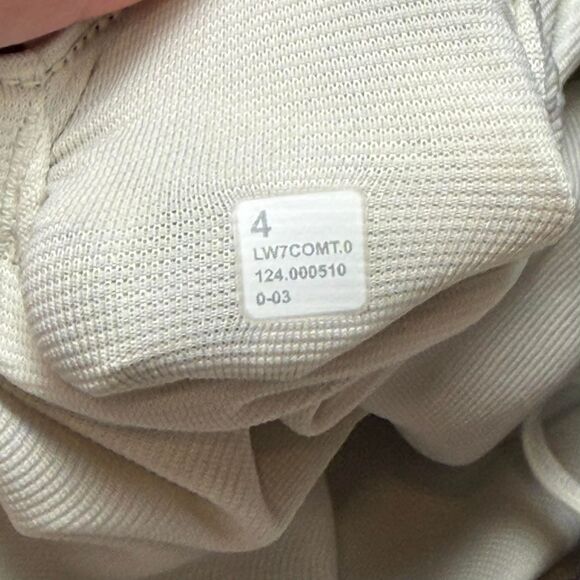 Lululemon Hotty Hot High-Rise Short 4" *Monarch Bloom Bone Espresso/Bone - Picture 9 of 10